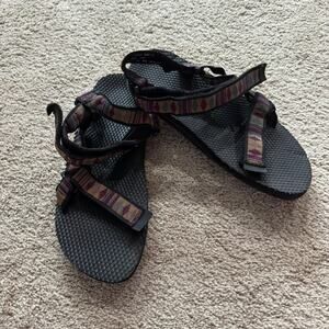 Stylish Black and Multicolor Sandals
